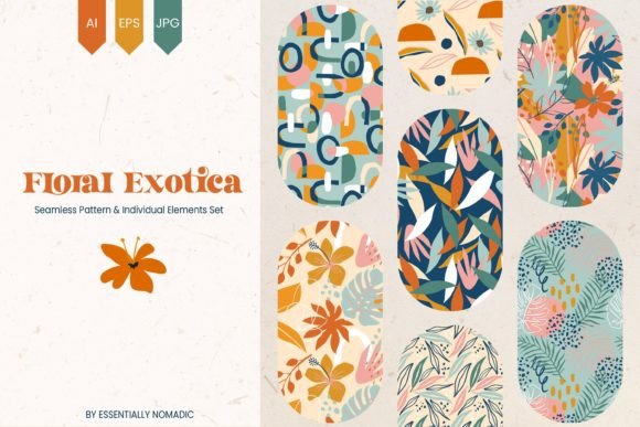 Bold Floral Cutouts for Modern Design