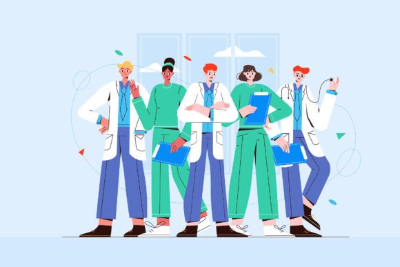 Bringing Clarity to Care: Why the Medical Staff Healthcare Workers Vector Is Essential for Modern Design