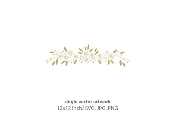 Elevate Designs with Golden Floral Wreaths