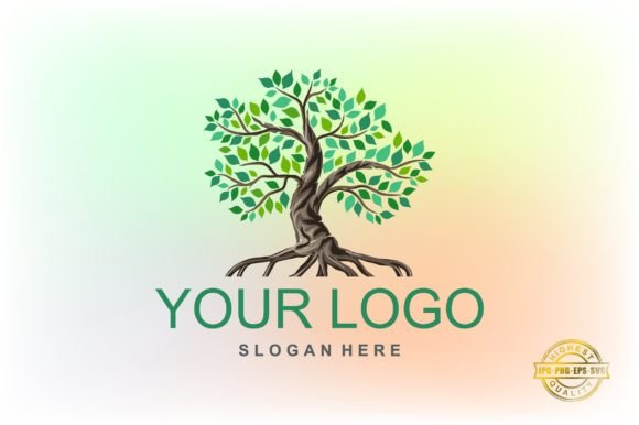 Elevate Your Brand with Professional Mangrove Tree Logo Illustrations