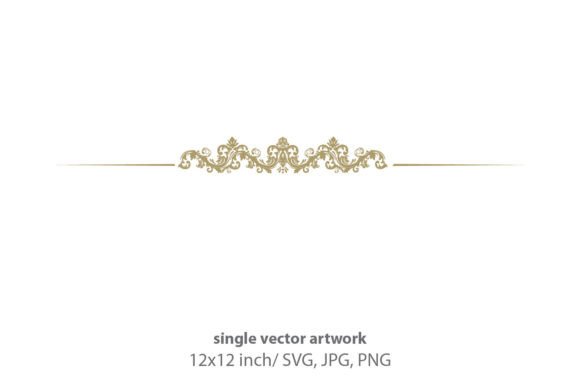 Elevating Design Projects with a Gold Floral Frame and Damask Pattern