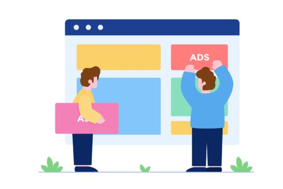 Evaluating Flat Illustrations for Website Advertising and User Engagement