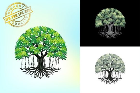 Strategic Branding with Banyan Tree Vector Illustration: A Guide to Intentional Design