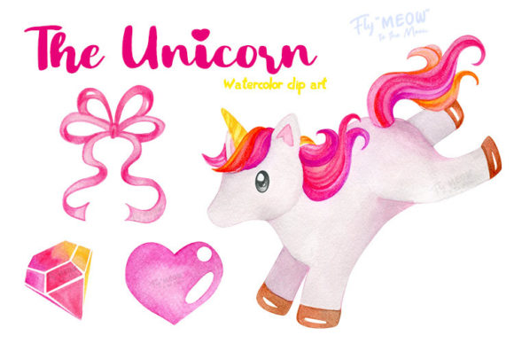 Unlock Creative Potential with Watercolor the Unicorn Clip Art