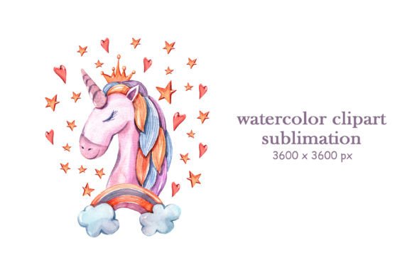 Unlocking Magic: The Versatility of Watercolor Cute Unicorn Sublimation Designs